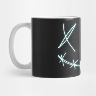 Neon dead face Mug